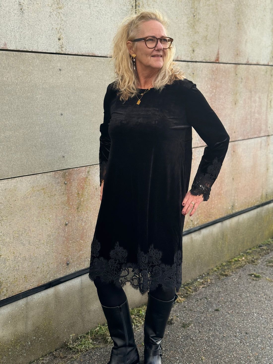 Costa Mani Mason Dress - Black