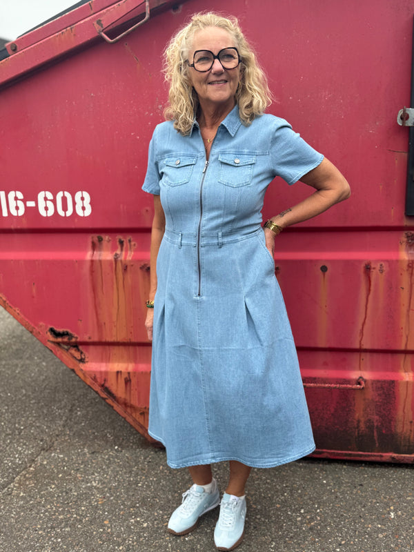 Nümph Irella Dress - Light Blue Denim