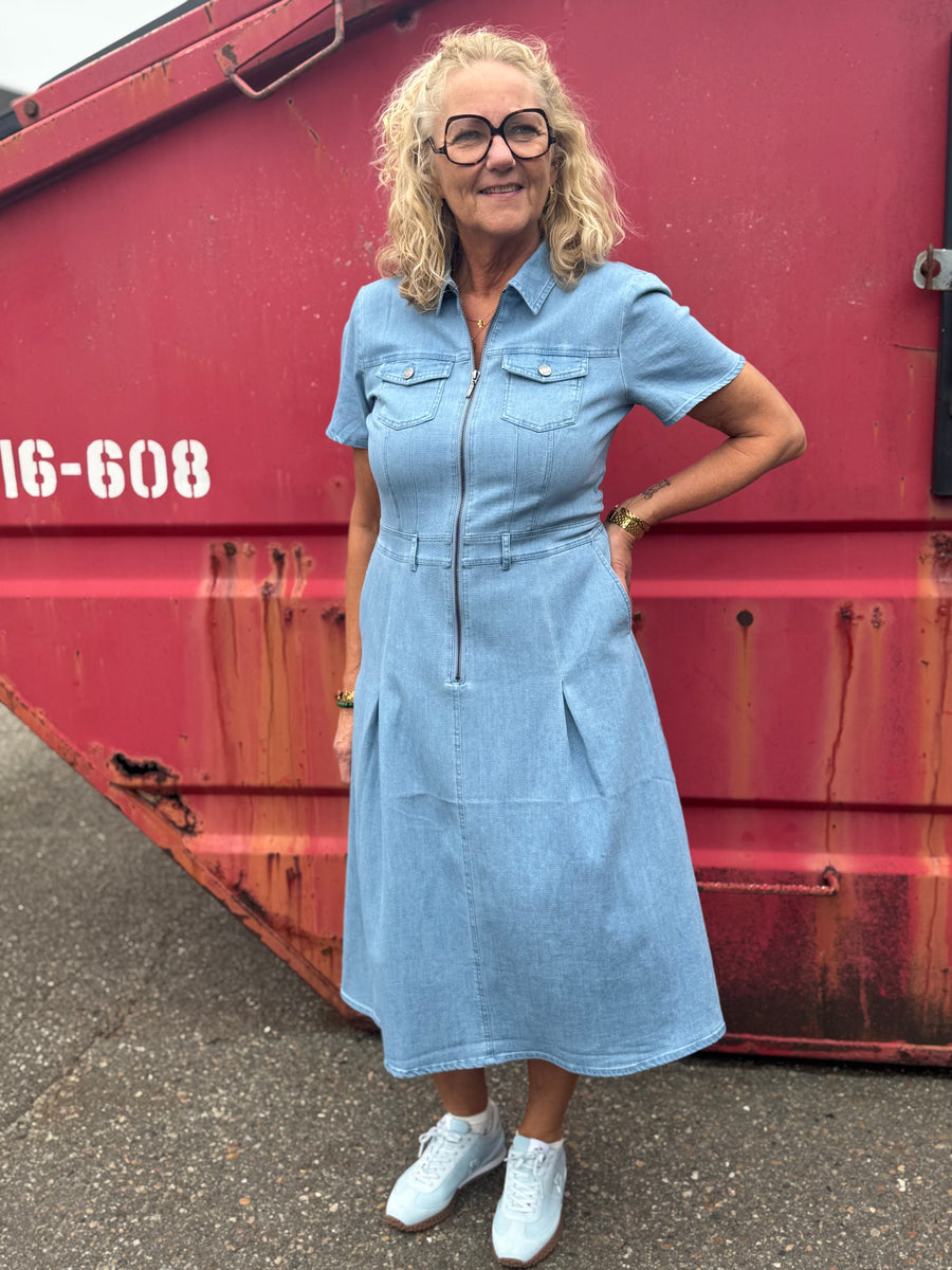 Nümph Irella Dress - Light Blue Denim