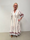 Costa Mani Hyacinth Dress - Red/Blue Combi