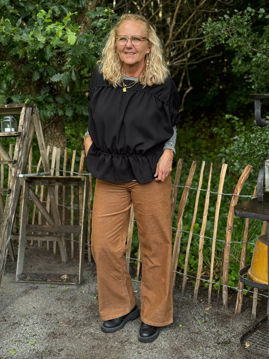 Marta du château Saffron Blouse - Nero