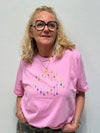 Culture Dorit Gith T-shirt - Begonia Pink