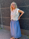 Costa Mani Brick Skirt - Sea Blue
