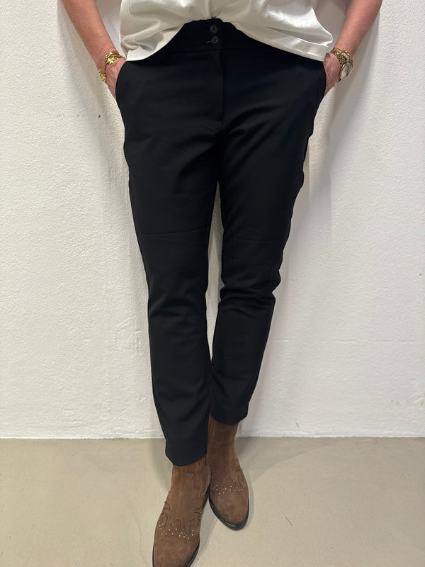 Isay Firenze Stretch Chino - Black