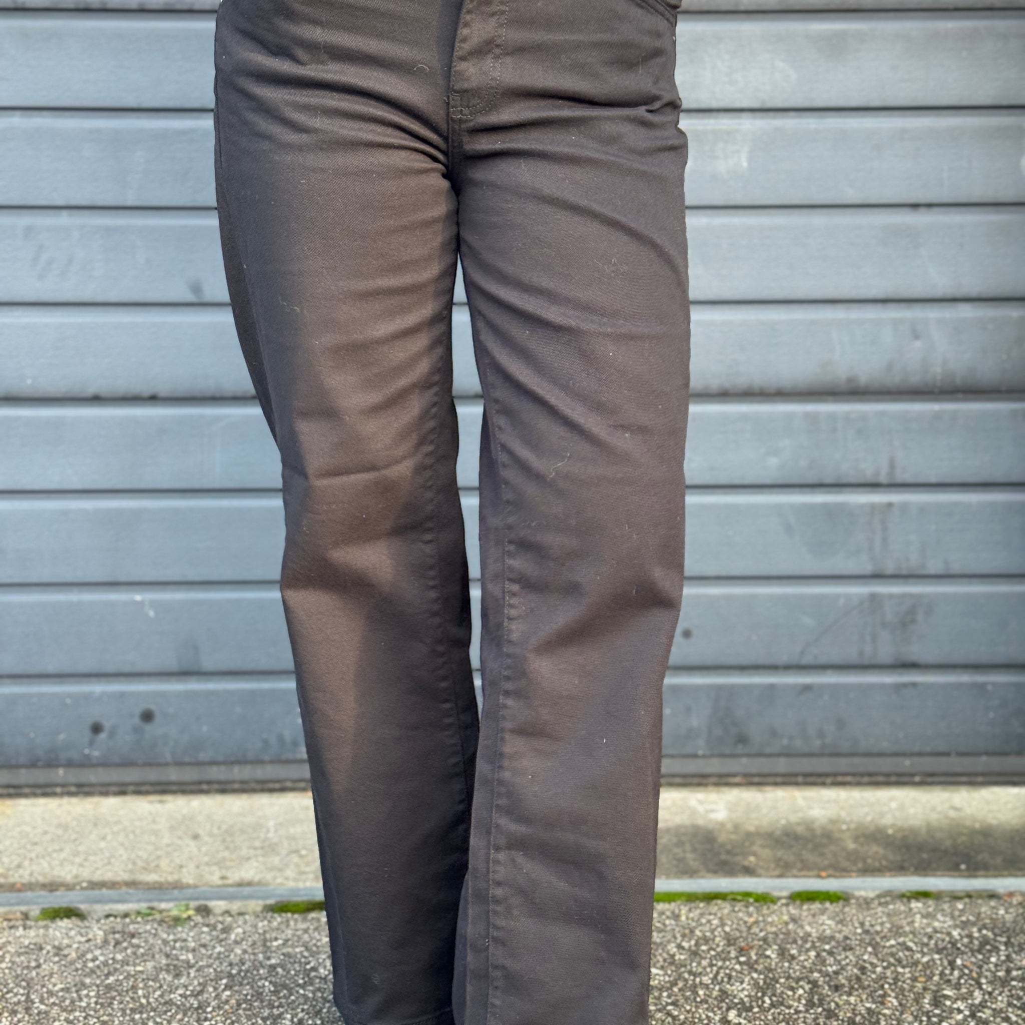 Isay Como Twill Wide Pant - Black