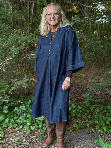 Gaspar Mumbai Denim Dress - Blue
