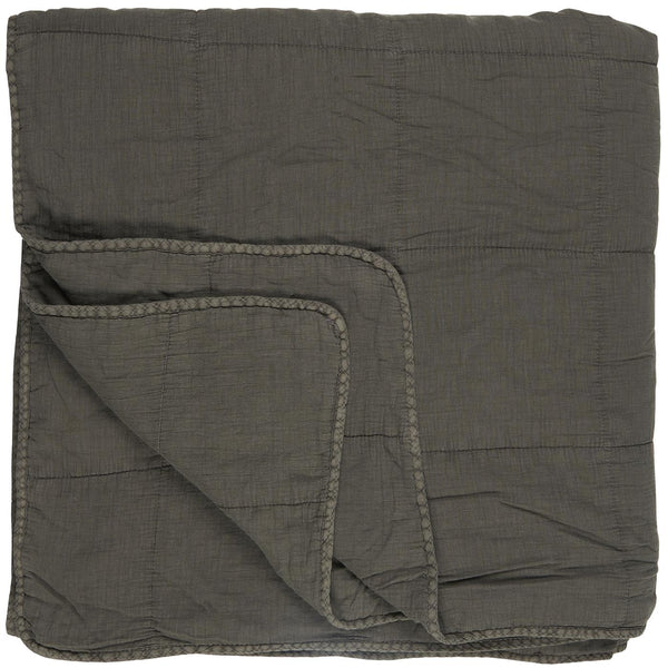 Ib Laursen - Vintage quilt sengetæppe dobbelt grå | Ib Laursen | Køb online hos Moster D – Hurtig levering