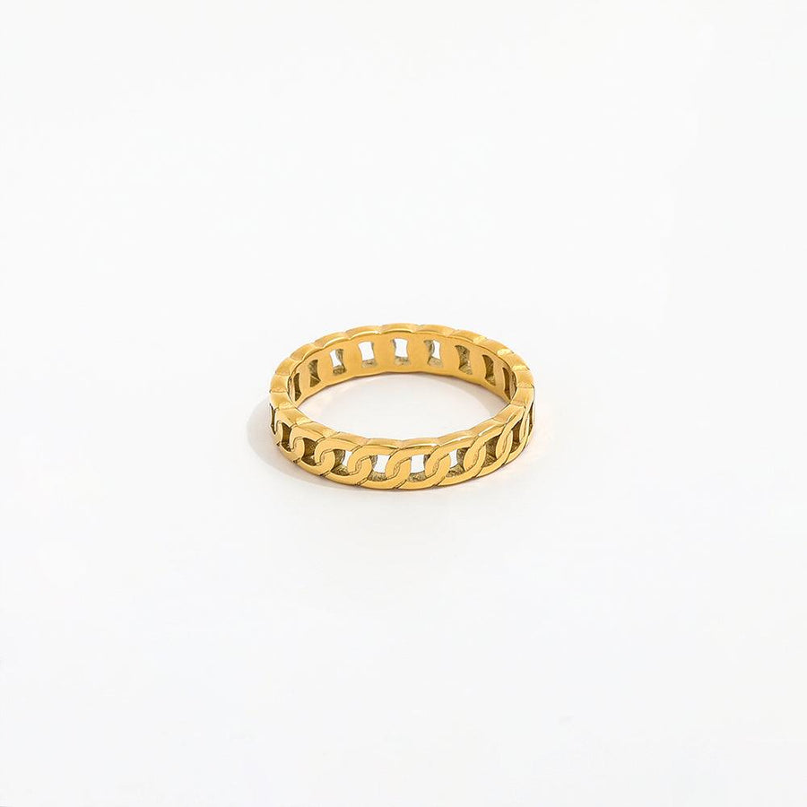 Panser Link Ring 18K Guldbelagt | muun studios | Køb online hos Moster D – Hurtig levering