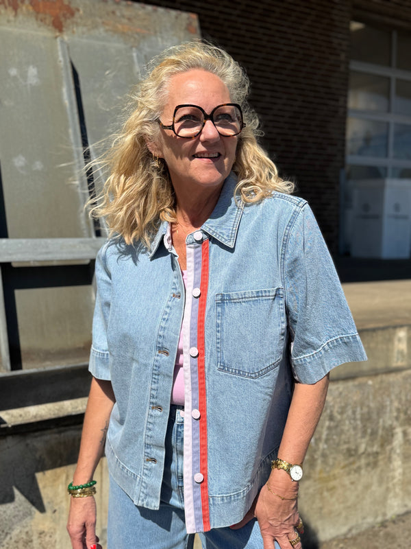 Nümph Malaga Shirt - Light Blue Denim