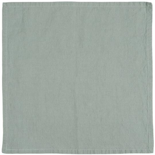 Ib Laursen - Stofserviet Freja hør/bomuld mint green 40x40cm