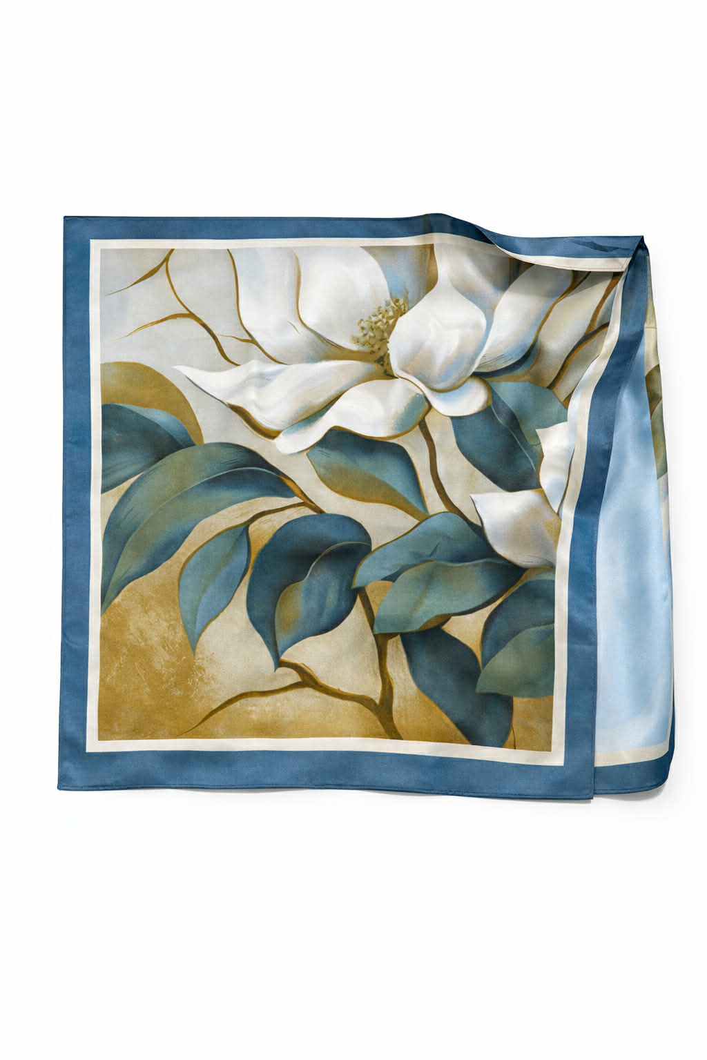 Moster D Tørklæde - Turkis/Blå