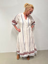 Costa Mani Hyacinth Dress - Red/Blue Combi