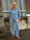 Culture Ayna Pants - Blue/White Stripe