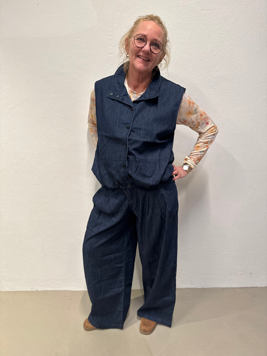 Nü Denmark Cecil Vest - Denim Blue