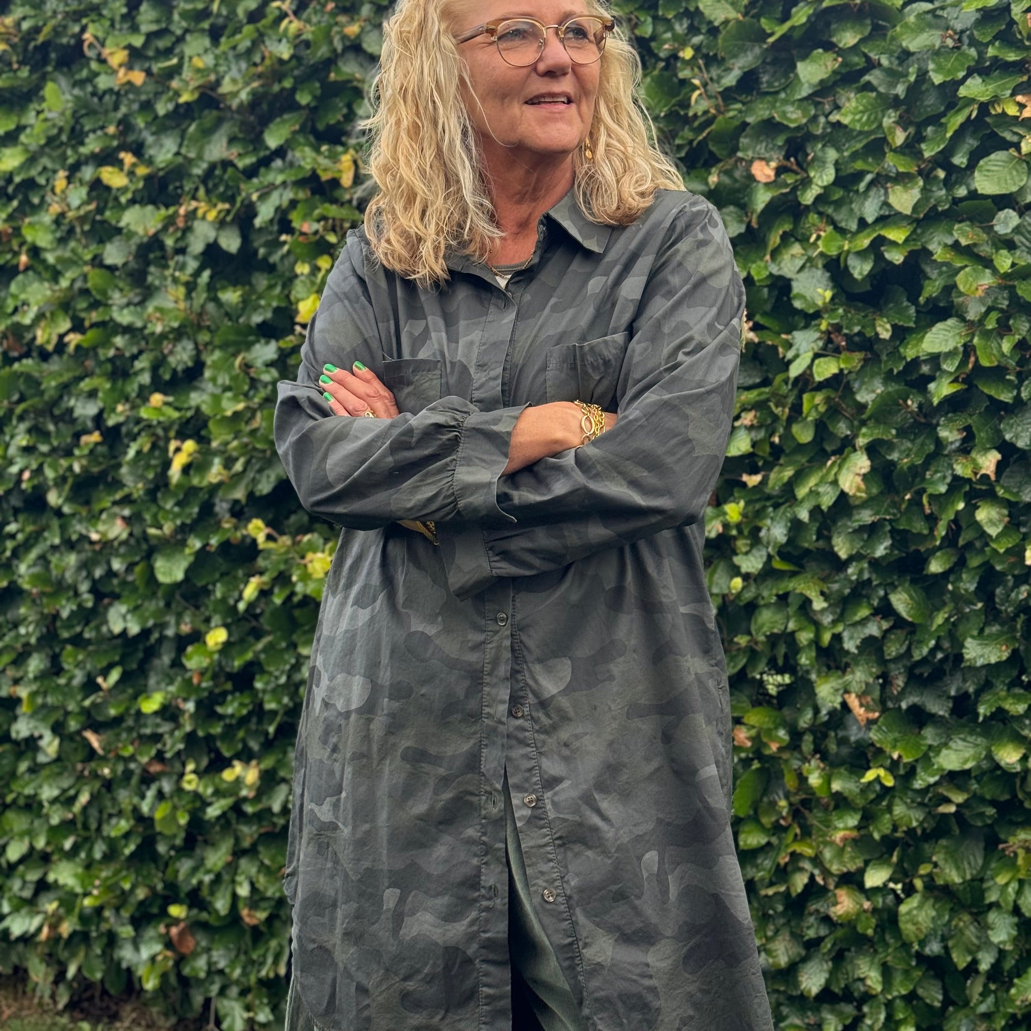 Marta du château Pearl Sjirt - Camo