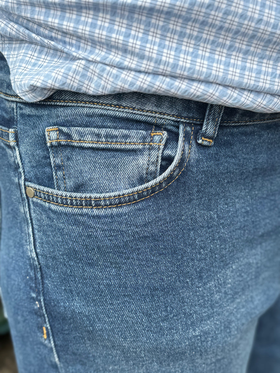 Isay Torino Highwaist Jeans - Mid Old School
