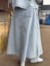Kaffe Minna Denim Skirt - Light Blue Wash
