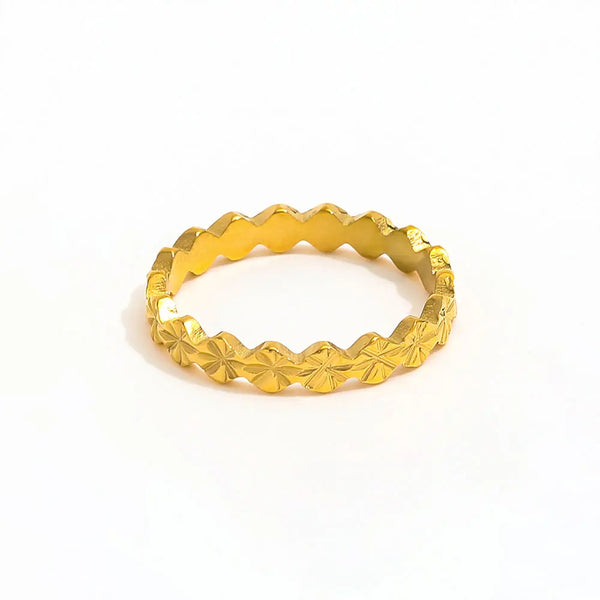 Burst Dot Ring 18K Guldbelagt | muun studios | Køb online hos Moster D – Hurtig levering