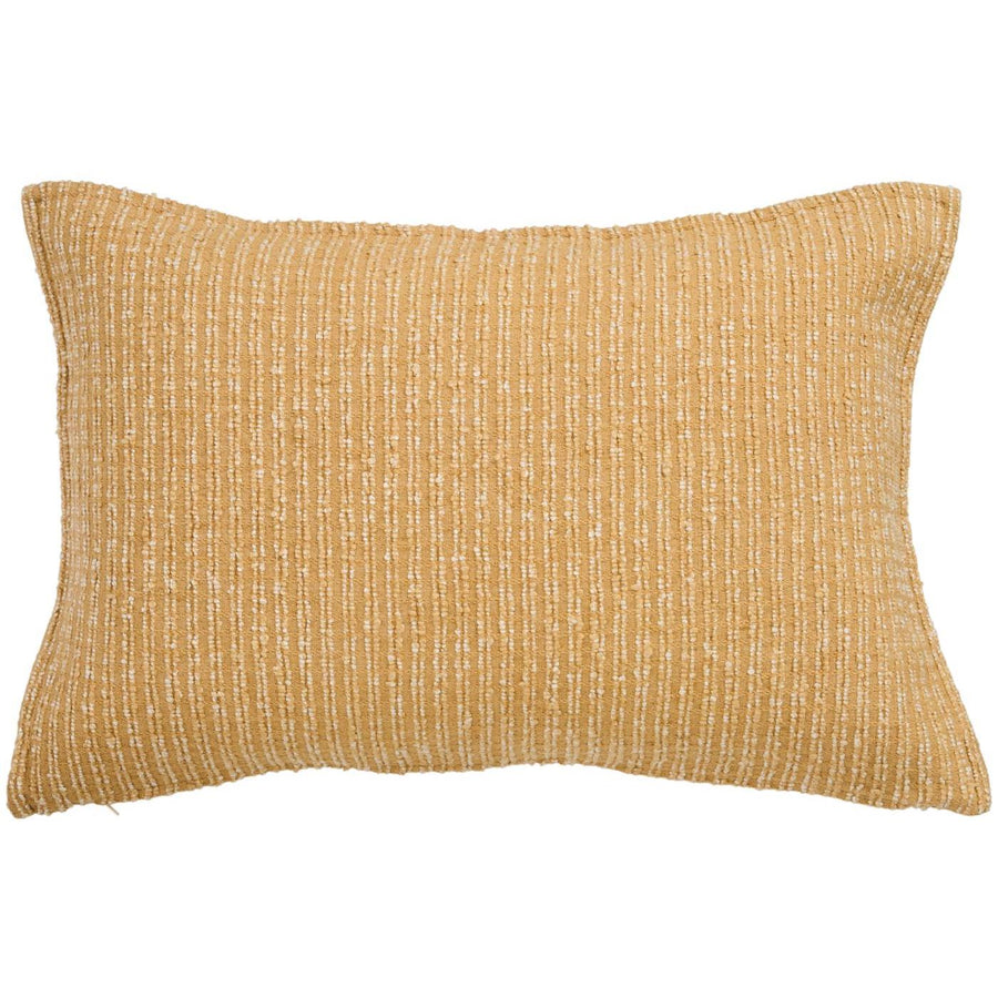 Ib Laursen Pudebetræk 40 x 60 cm - Mustard m/Stribemønster