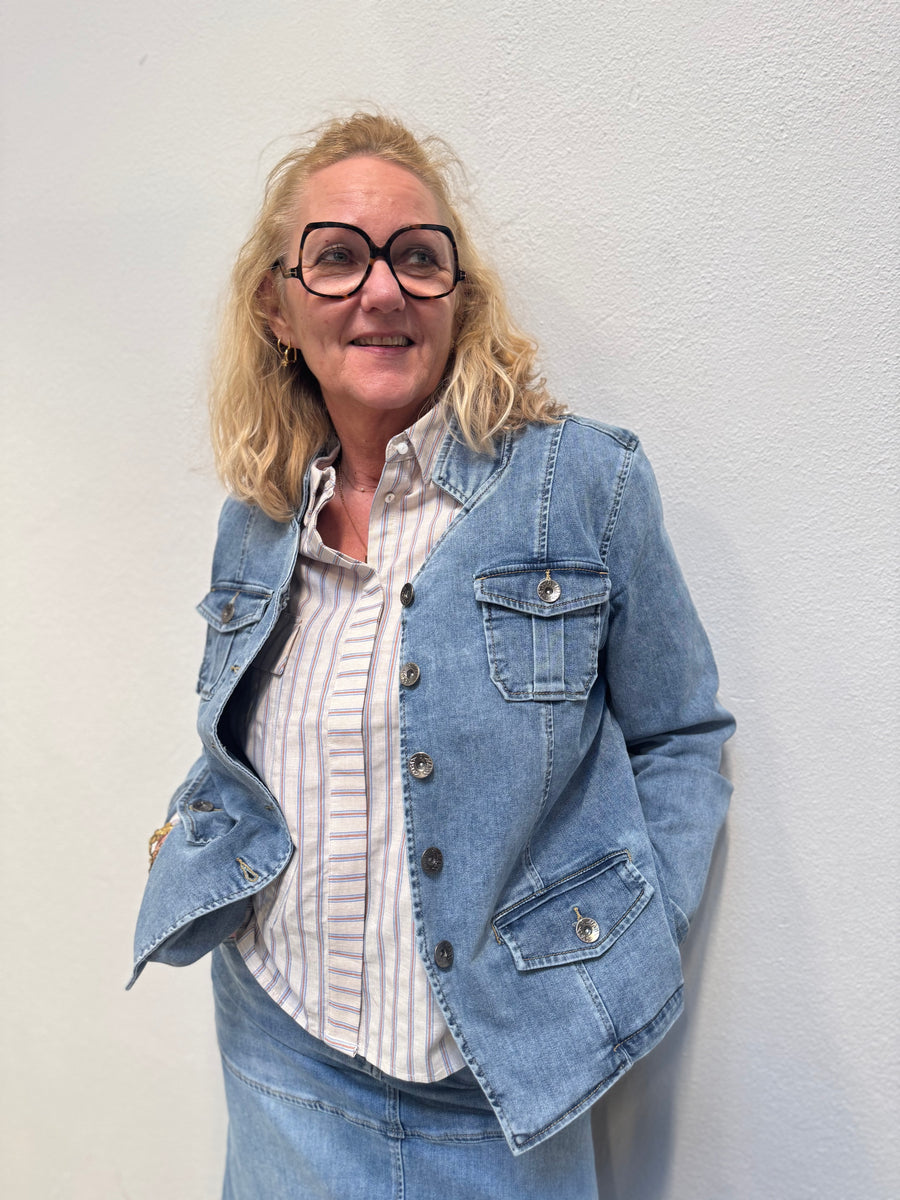 Costa Mani Coss Jacket - Blue Denim