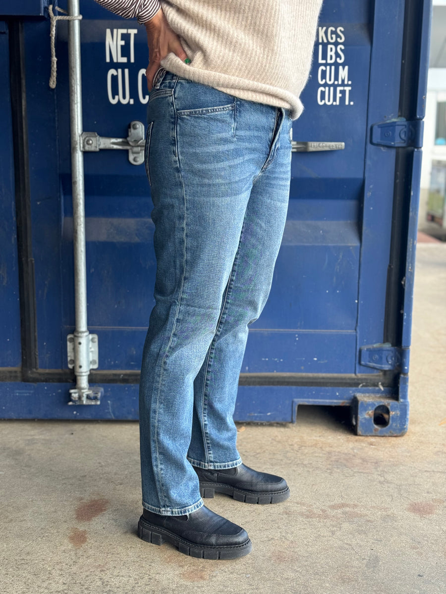 Isay Torino Stretch Jeans - Blue Wash