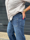 Isay Bologna Wide Jeans - Dark Denim
