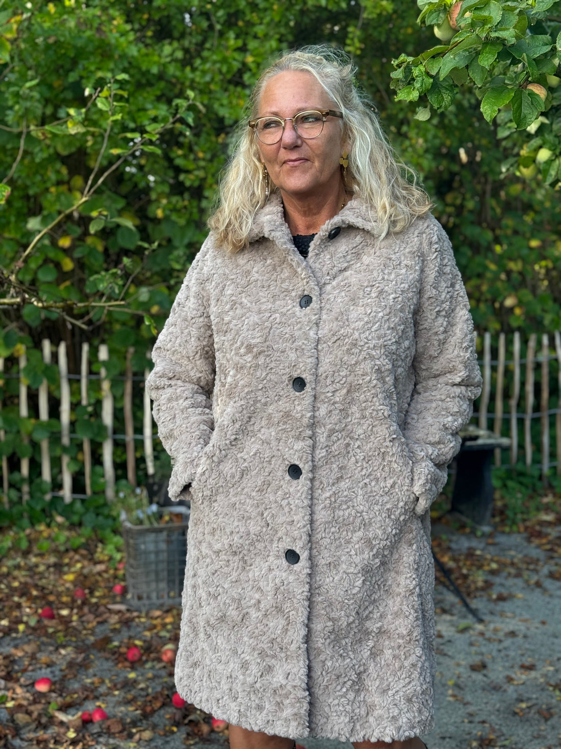 Notyz Fake Fur Jacket - Taupe