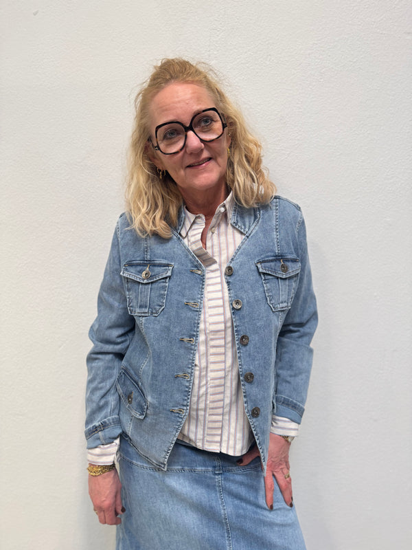 Costa Mani Coss Jacket - Blue Denim