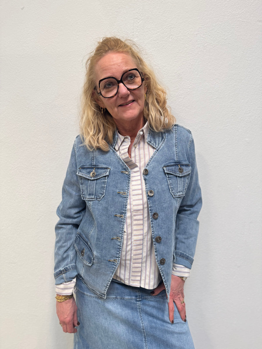 Costa Mani Coss Jacket - Blue Denim