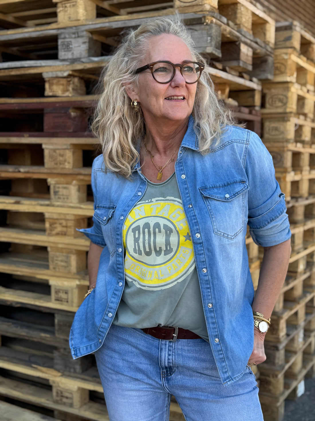 Costa Mani Vintage Tee - Army