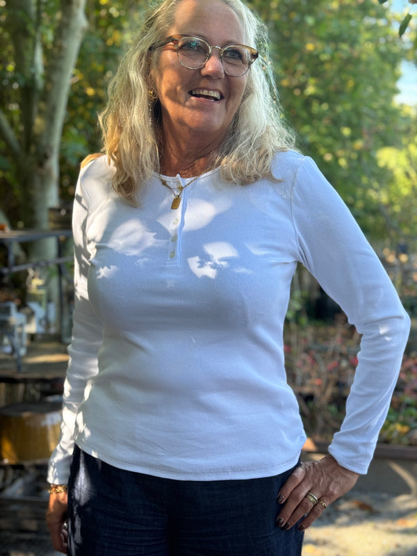 Kaffe Carna T-shirt - Optical White