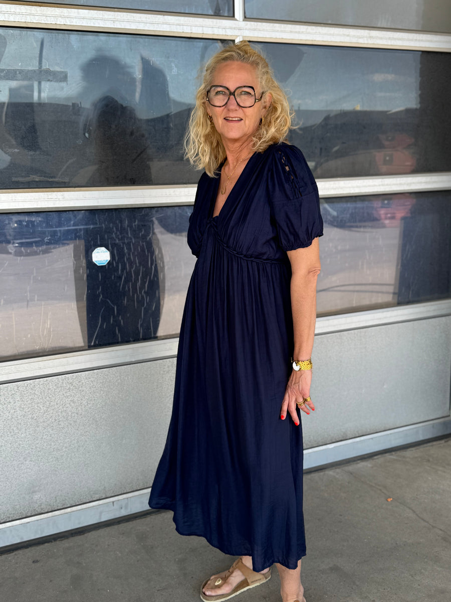 Nü Denmark Dalia Dress S/S - Navy