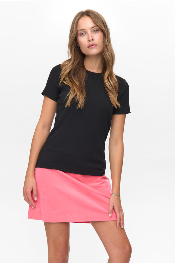 Nümph Riley SS Tee - Caviar