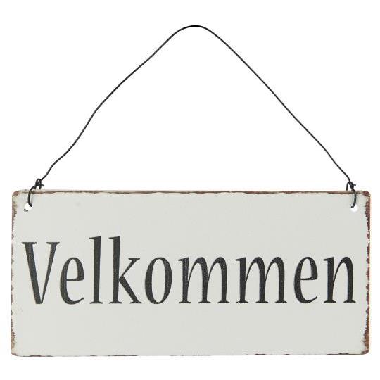 Ib Laursen - Metalskilt, Velkommen