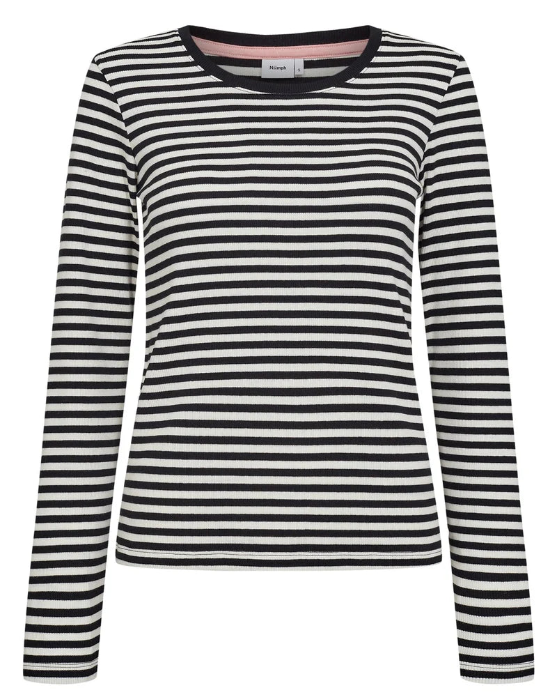 Nümph Melany LS Blouse - Caviar