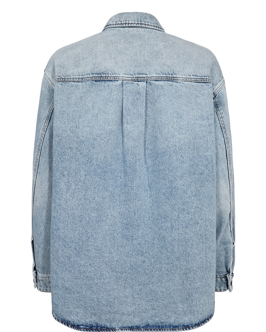 Nümph Kaysa Denim Shirt - Light Stonewash Denim