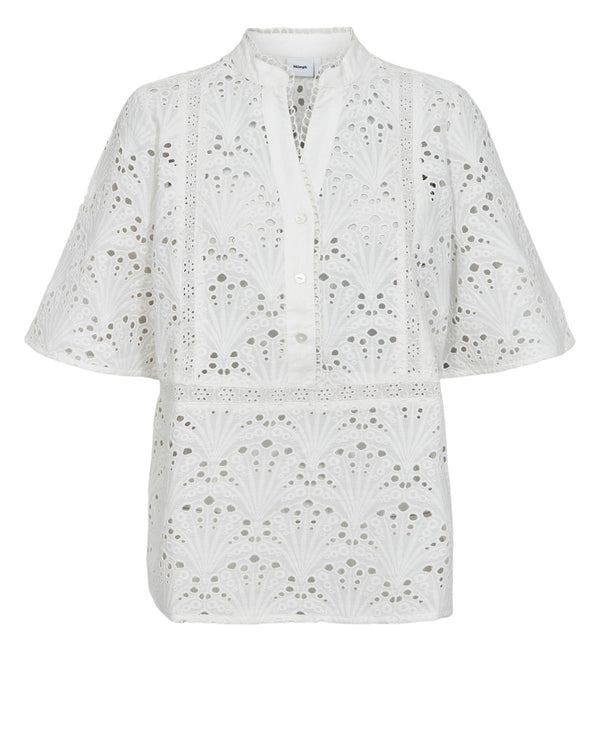 Nümph Maya SS Blouse - Bright White