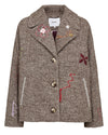 Nümph Ravina Embroidery Jacket - Dark Earth