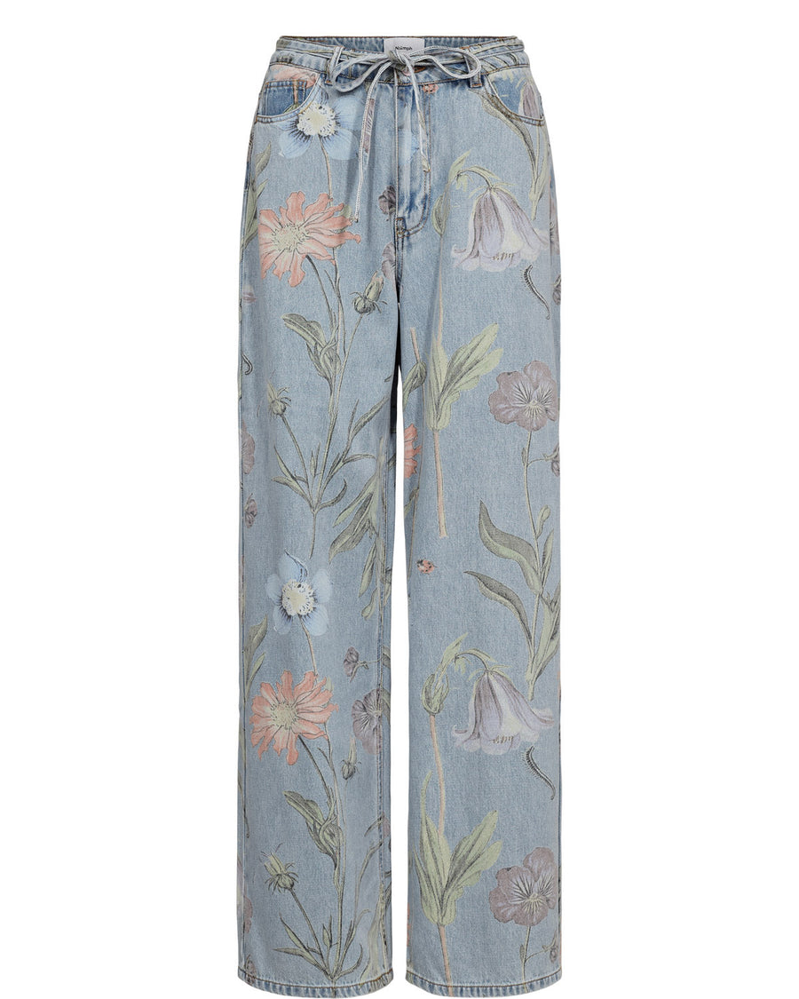 Nümph Verona HR Wide Jeans - Light Blue Denim