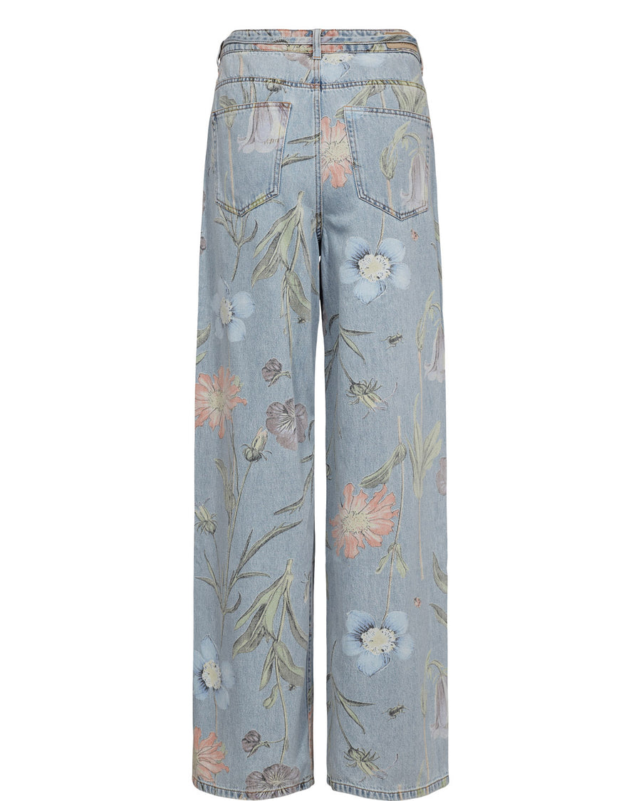 Nümph Verona HR Wide Jeans - Light Blue Denim