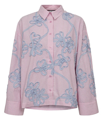 Nümph Emelia Oversize Shirt - Prism Pink
