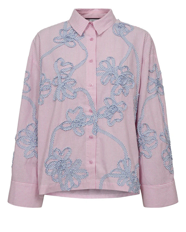 Nümph Emelia Oversize Shirt - Prism Pink