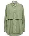 Nümph Micja Long Shirt - Forest Green