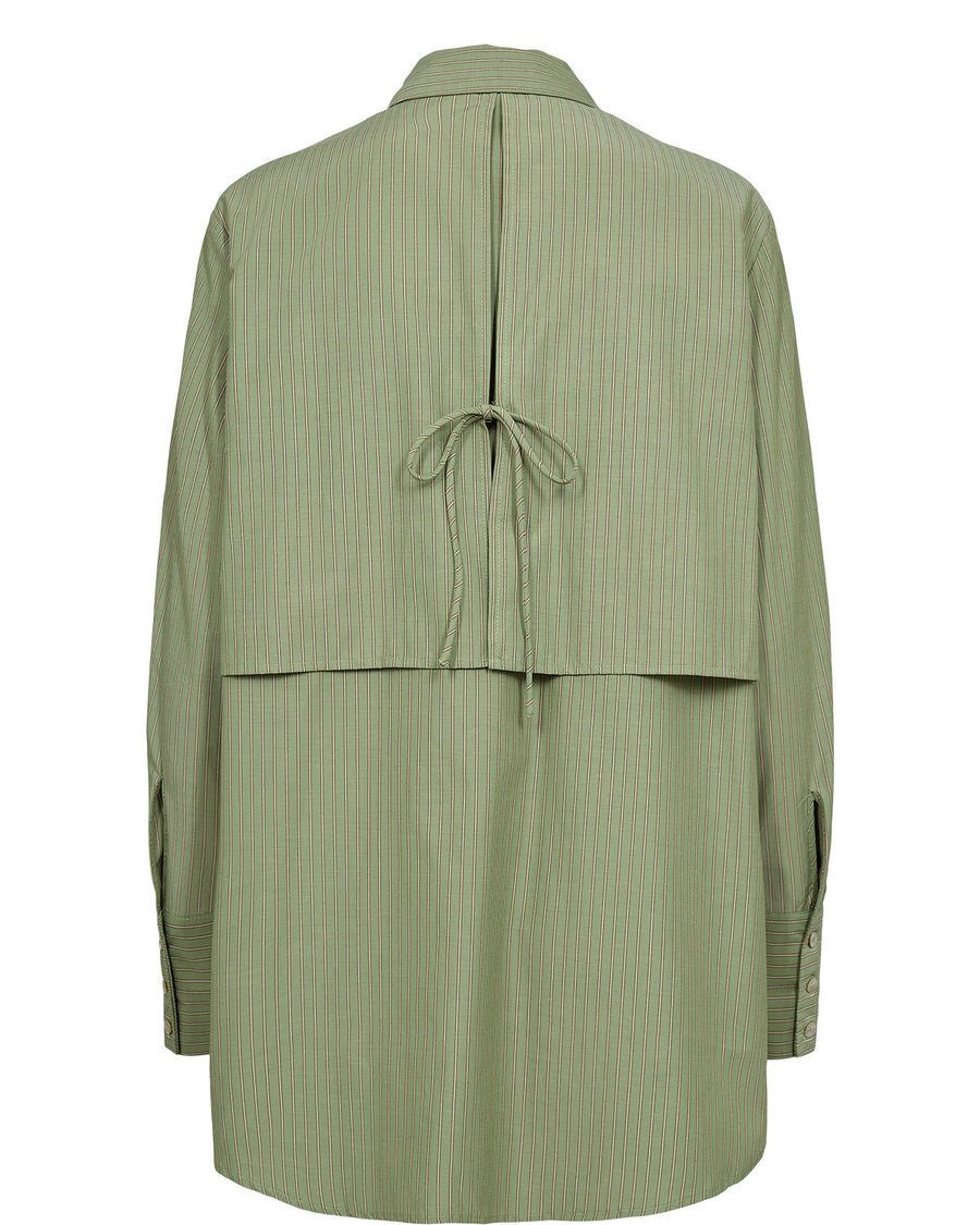 Nümph Micja Long Shirt - Forest Green