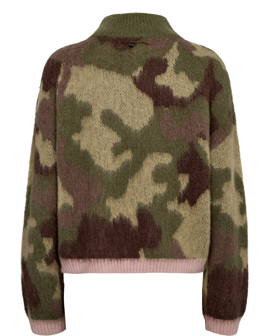Nümph Camu Pullover - Calla Green