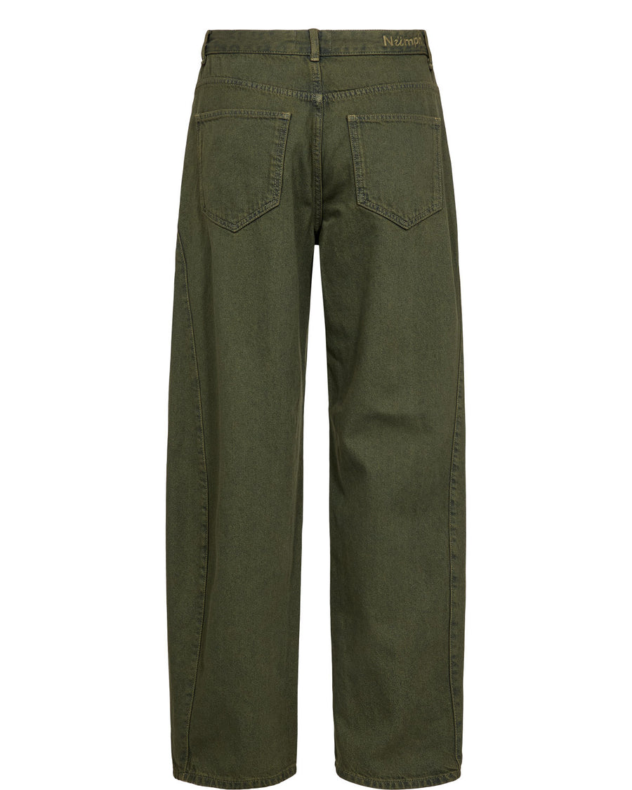 Nümph Amsterdam HR Barrel Jeans - Foreste Green