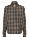 Nümph Kamala Zip Shirt - Dark Grey Melange
