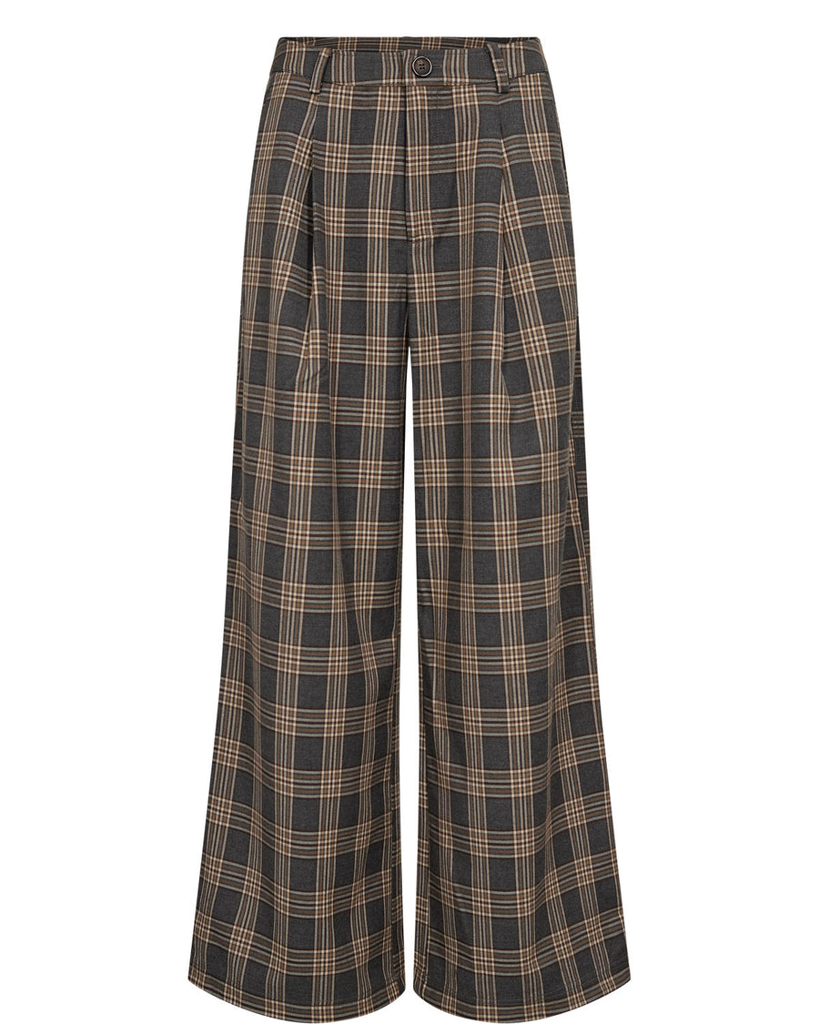 Nümph Kamala Pants - Dark Grey Melange