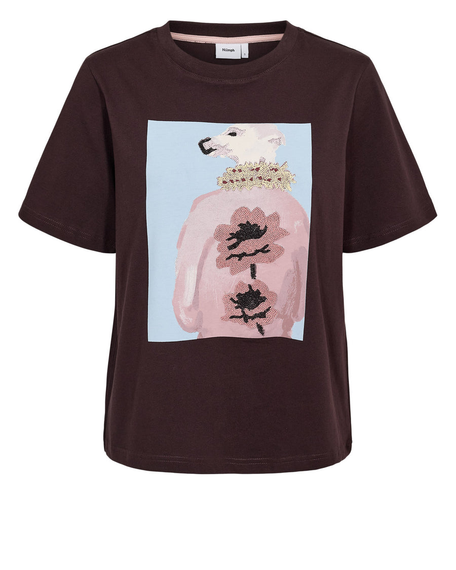 Nümph Manta T-shirt - Chocolate Plum