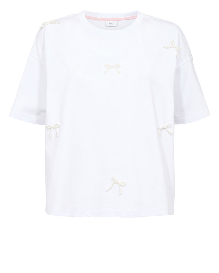 Nümph Betunia SS T-shirt - Bright White